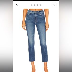 NWOT The Mid Rise Dazzler Ankle Fray in Opposites Attract